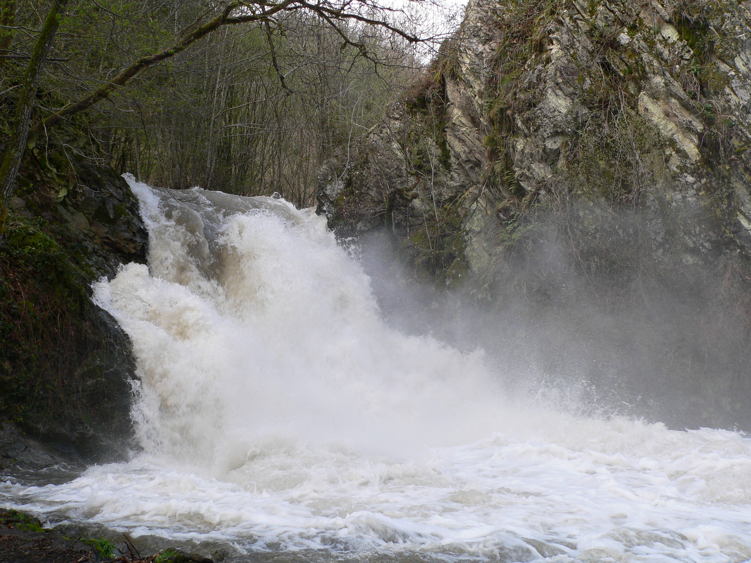 La cascade du Saut Tavagnat sur la Credogne
